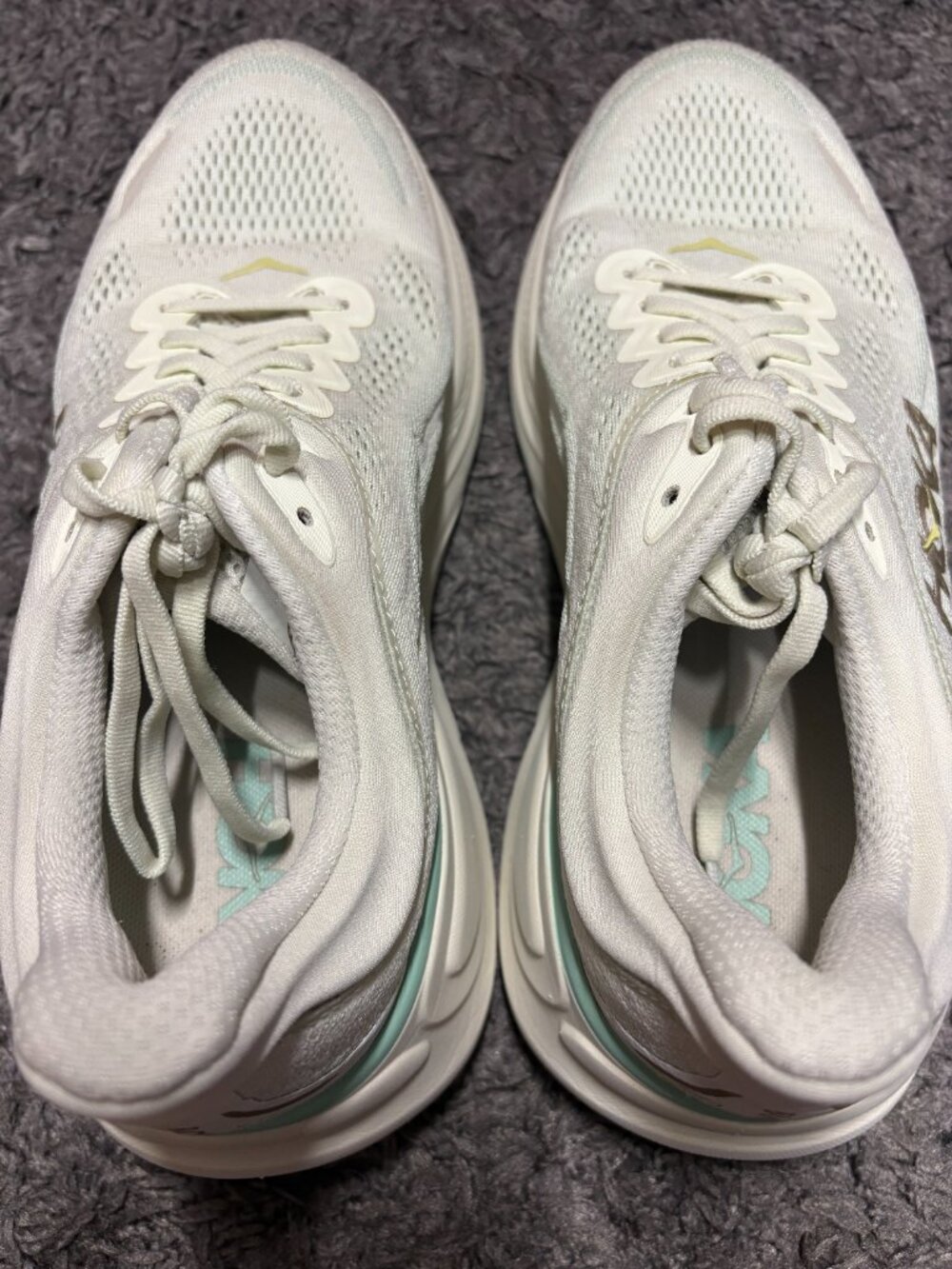Hoka One One Bondi 9 Women's 10D (WIDE) Truffle Salt Sea Glass 1162012-TLSL - Picture 5 of 7